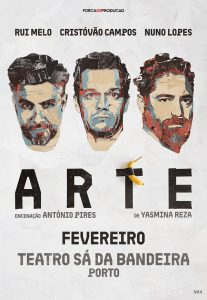 “Arte” de Yasmina Reza chega ao Teatro Sá da Bandeira