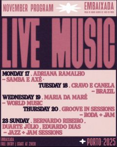 MÚSICA AO VIVO TODA A SEMANA