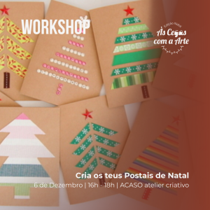 Oficina Cria Postais de Natal