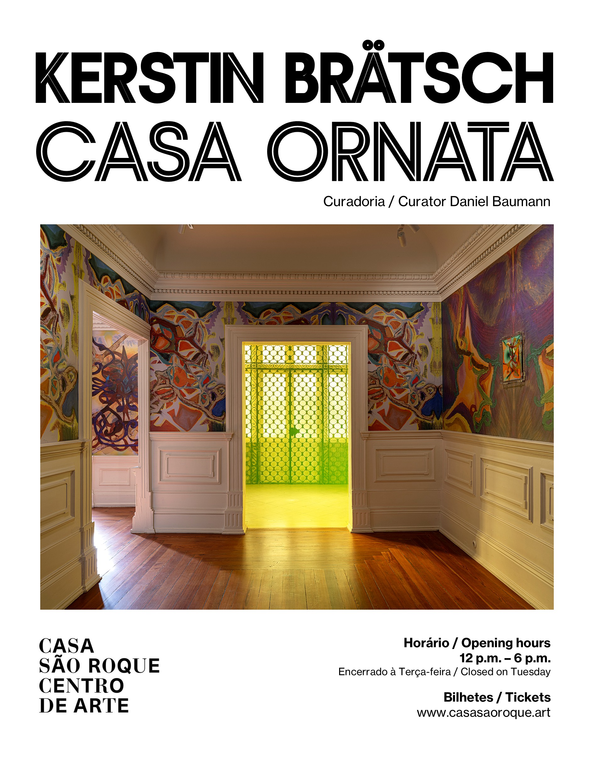 Exposição Casa Ornata de Kerstin Brätsch