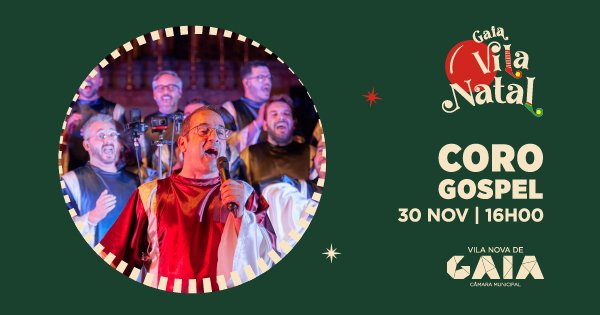 Coro Gospel St. Dominic leva alegria e emoção ao Gaia Vila Natal