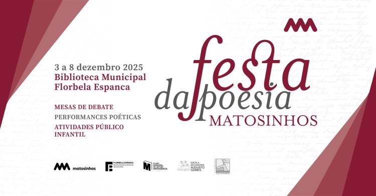 Festa da Poesia de Matosinhos 2025 celebra a palavra e a música