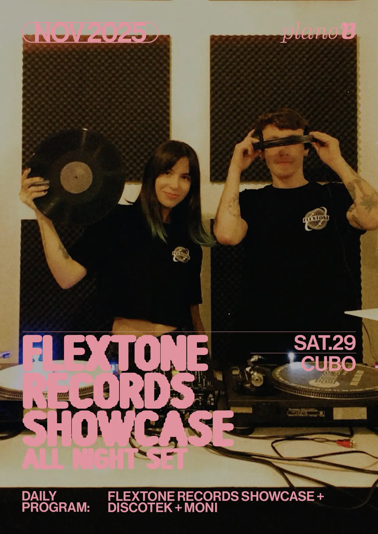 Flextone Records Showcase no Plano B