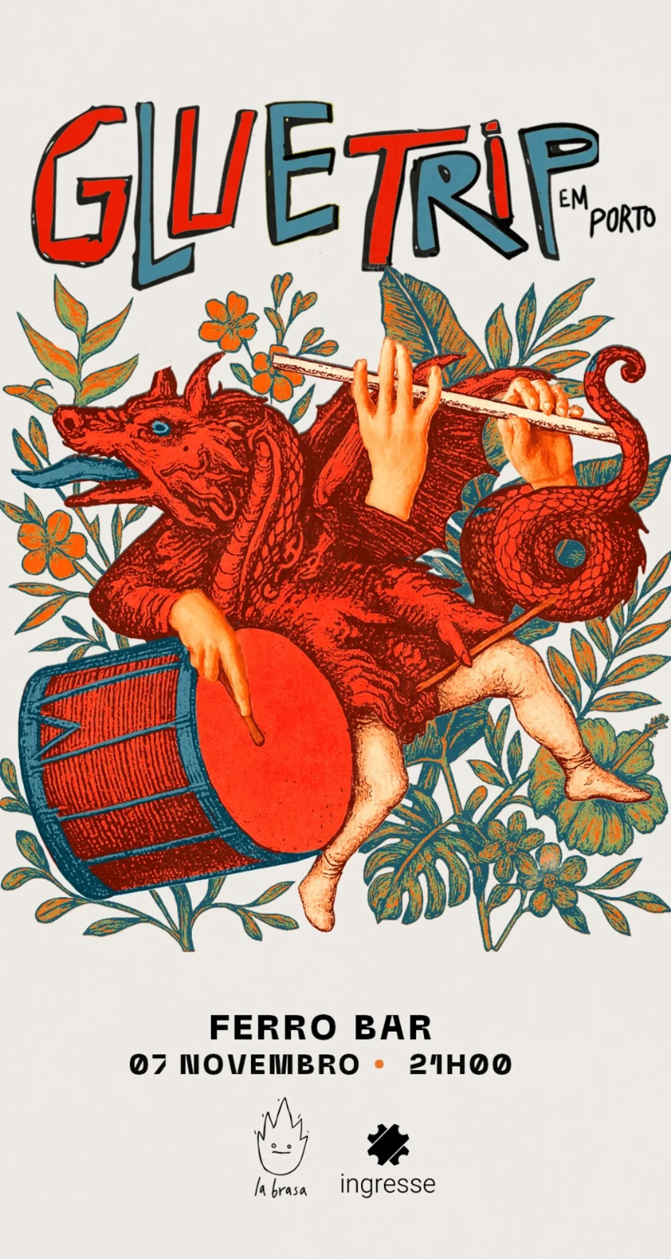 Glue Trip ao vivo no Ferro