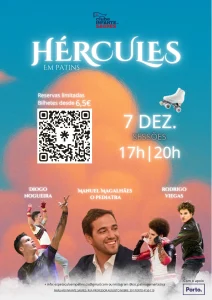 Hércules em Patins: magia e aventura natalícia em patinagem artística