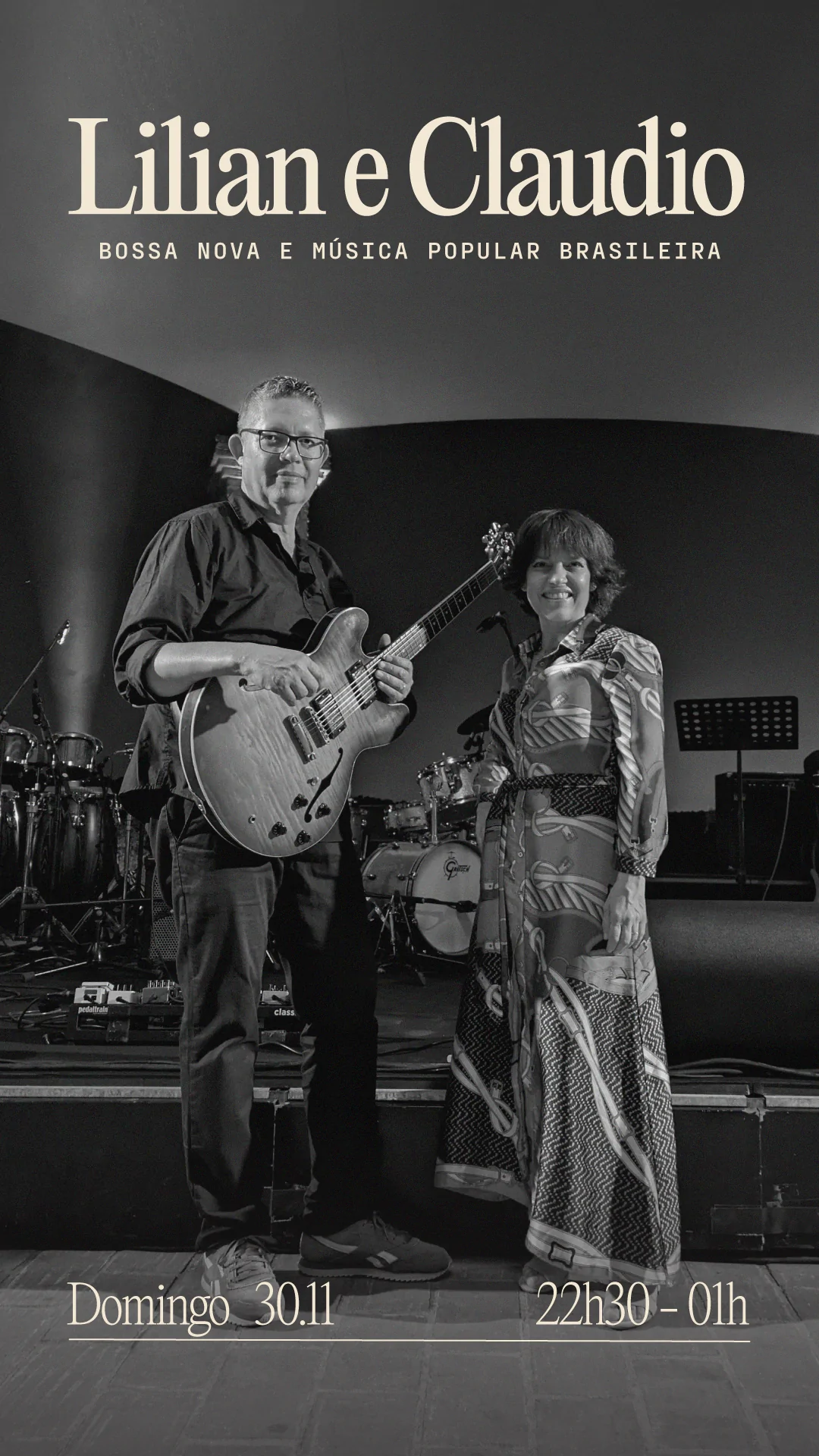 Lilian Raquel e Claudio César Ribeiro ao vivo no Angel’s Share