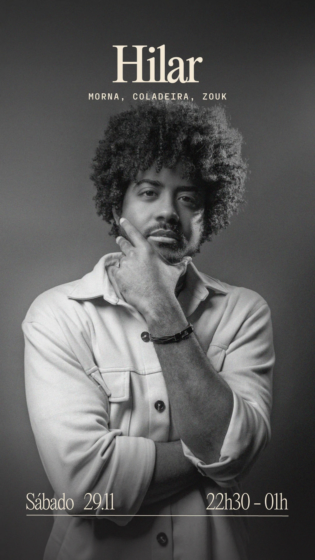 O artista afropop cabo-verdiano Hilar traz ao WOW todo o aconchego das mornas e