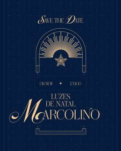 Marcolino acende o Natal