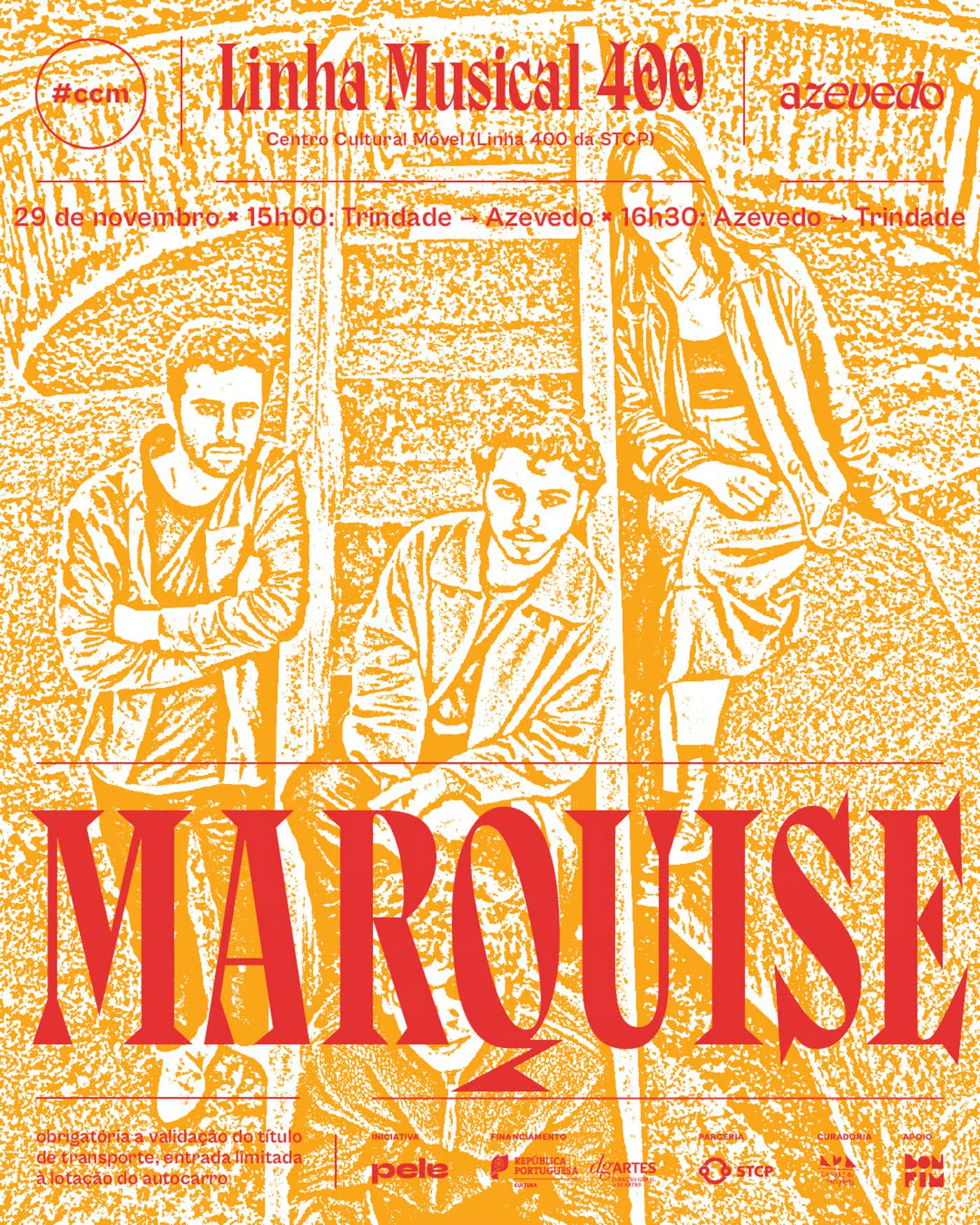 Marquise leva a Linha Musical 400 a um novo volume com concerto gratuito em movimento no Porto