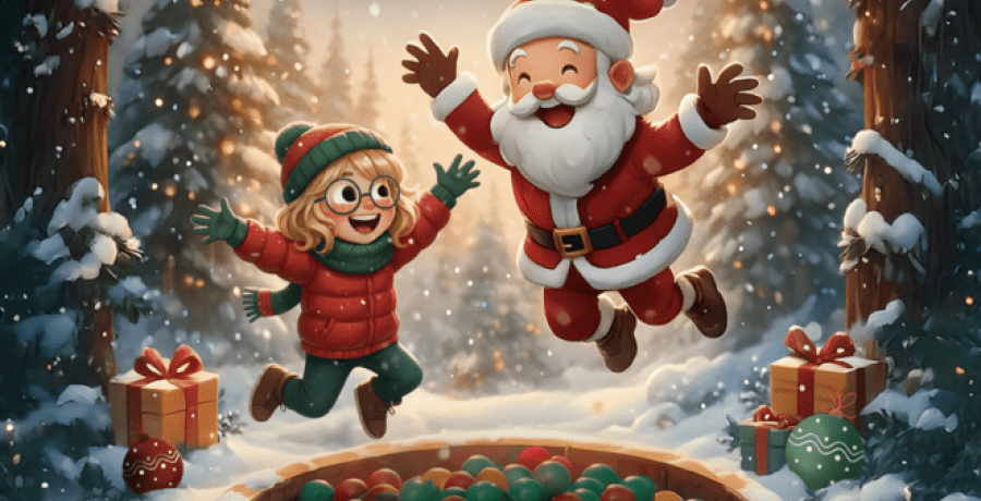 Natal mágico no Alameda Shop&Spot com mascotes natalícias e animações UAU