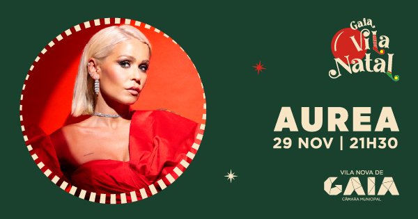 O Natal ganha ainda mais brilho com a voz inconfundível de Aurea
