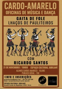 Oficina Lhaços de Pauliteiros para Gaita de Fole