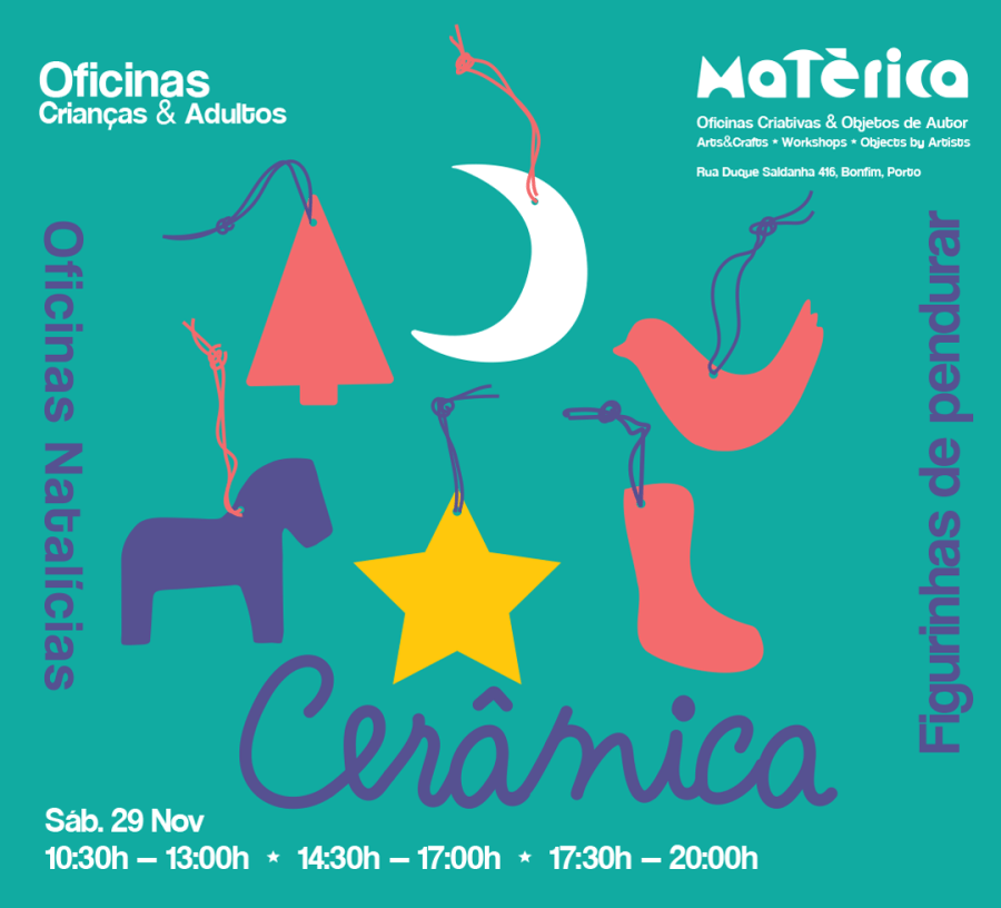 Oficinas Natalícias de Cerâmica – Figurinhas de Pendurar