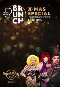 Porto Pride Brunch X-Mas Special anima o Hard Rock Café