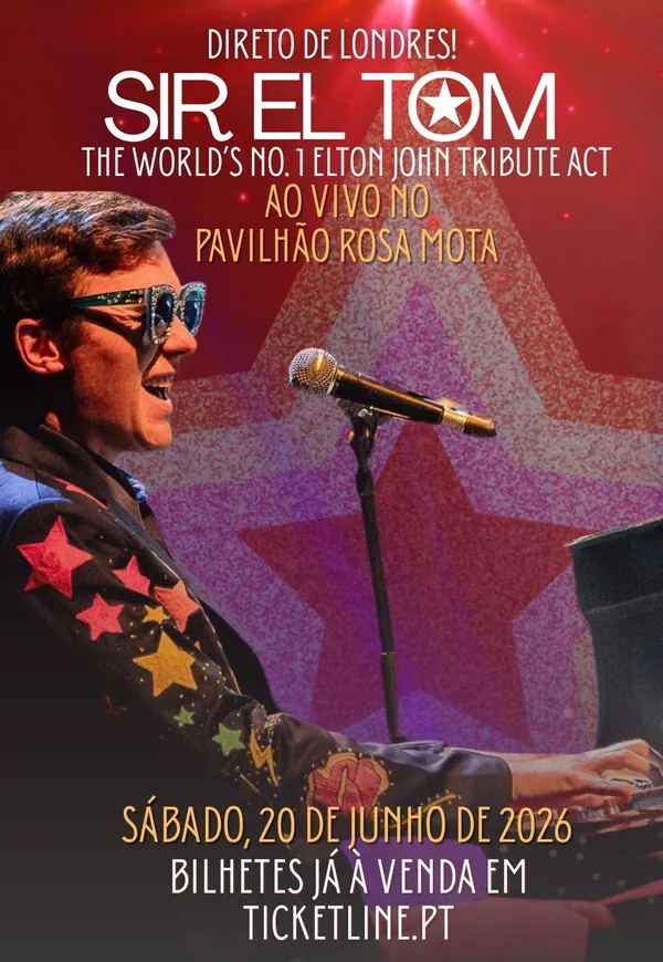 Sir El Tom traz os maiores sucessos de Elton John ao Porto