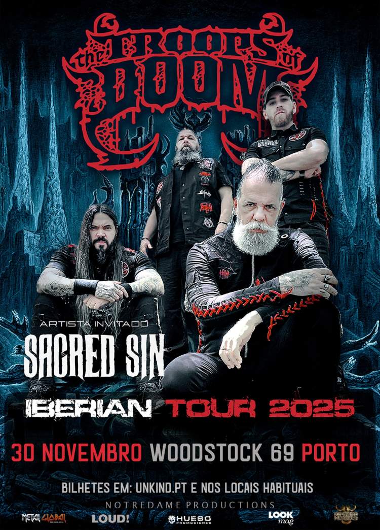 TROOPS OF DOOM + SACRED SIN - Woodstock 69 - Porto