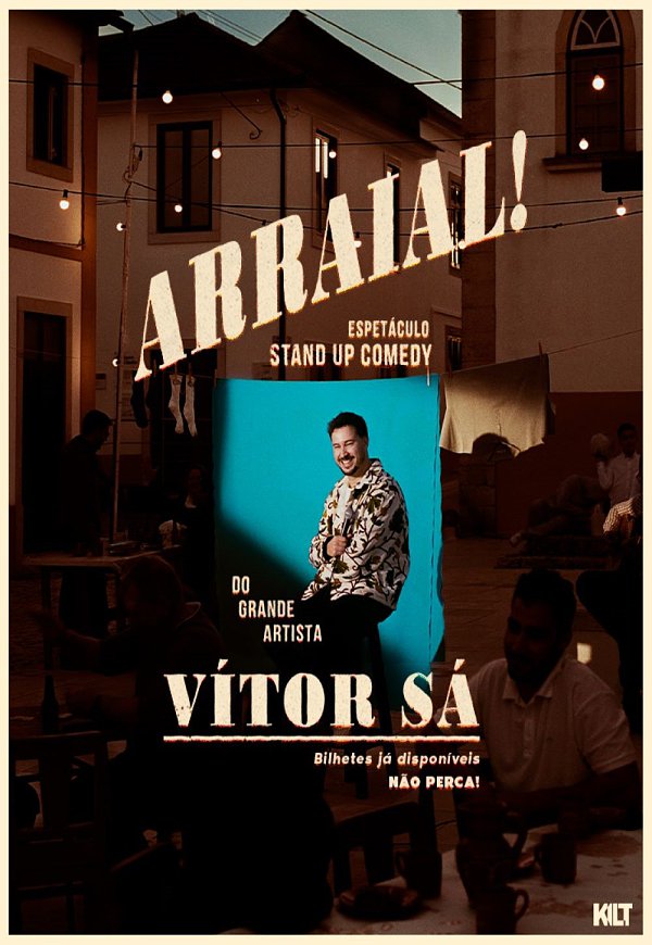 Vítor Sá leva o “Arraial” ao Porto com novo espetáculo de Stand Up Comedy