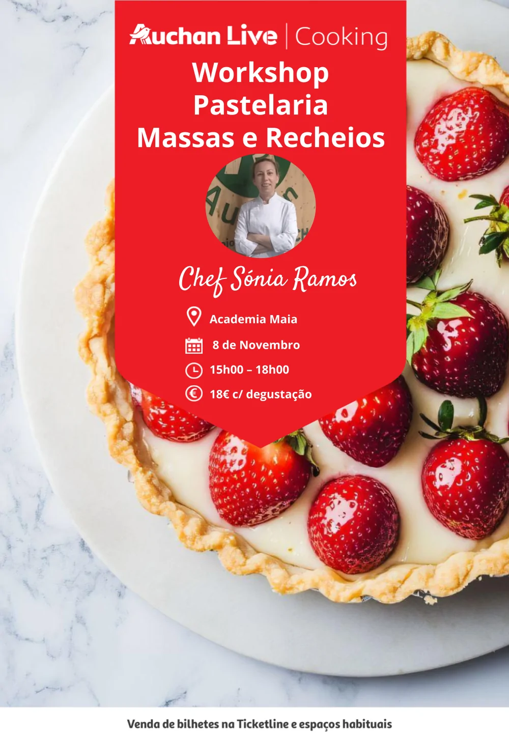 Workshop Pastelaria Massas e Recheios