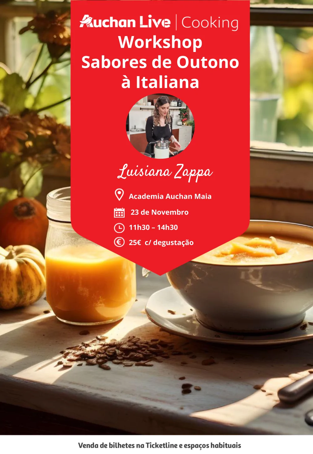 Workshop Sabores de Outono à Italiana