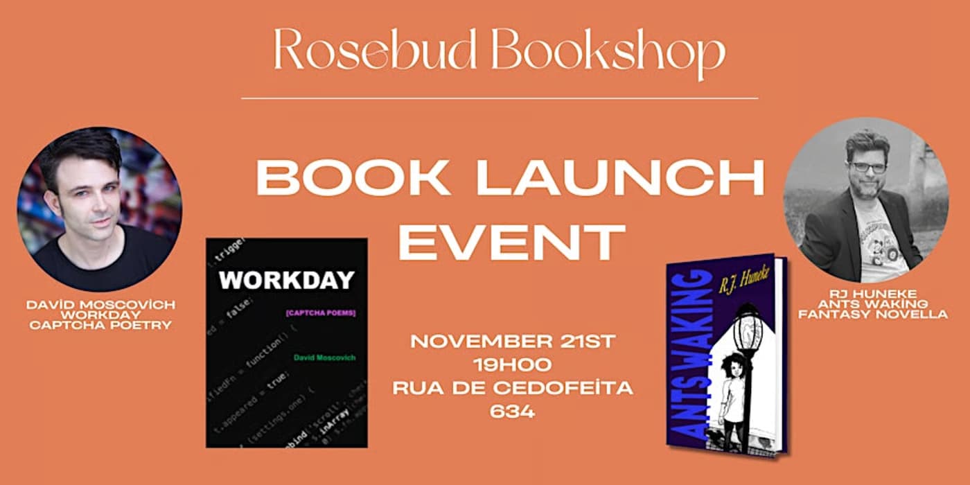 Lançamento de livros: Workday e Ants Waking