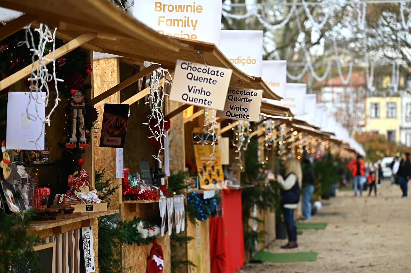Animação no Mercado de Natal