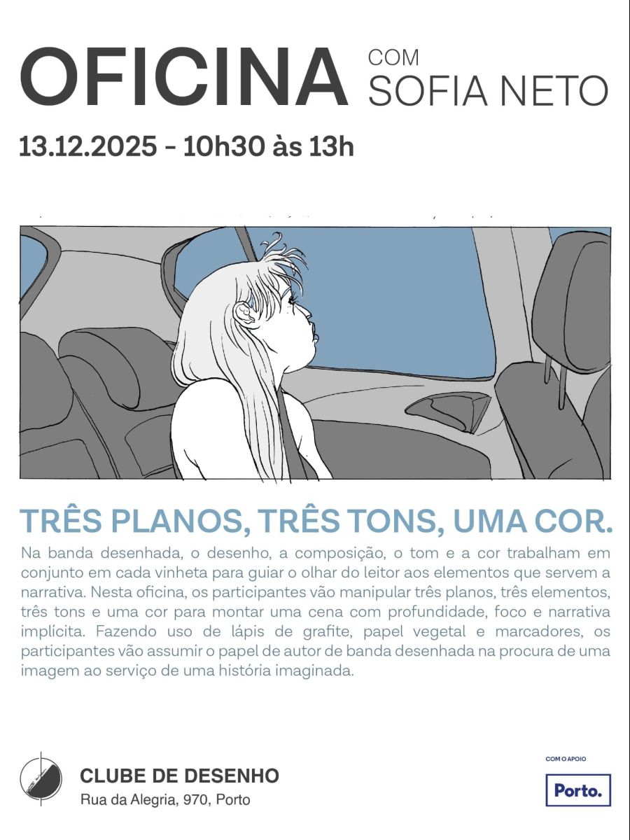 Oficina com Sofia Neto: “Três Planos, Três Tons, Uma Cor”