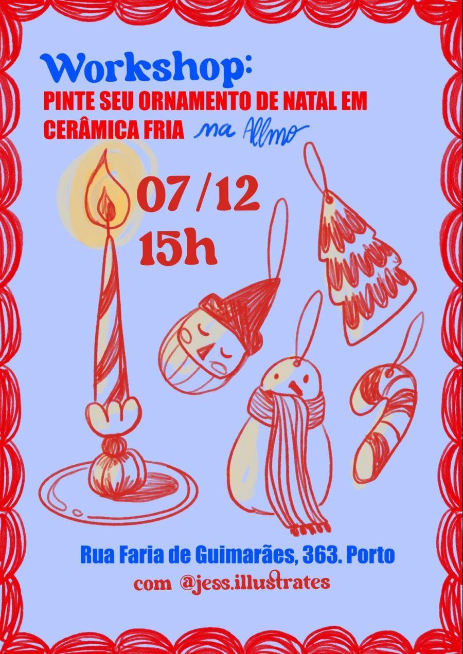 Workshop: Pinte os seus ornamentos natalícios em cerâmica fria