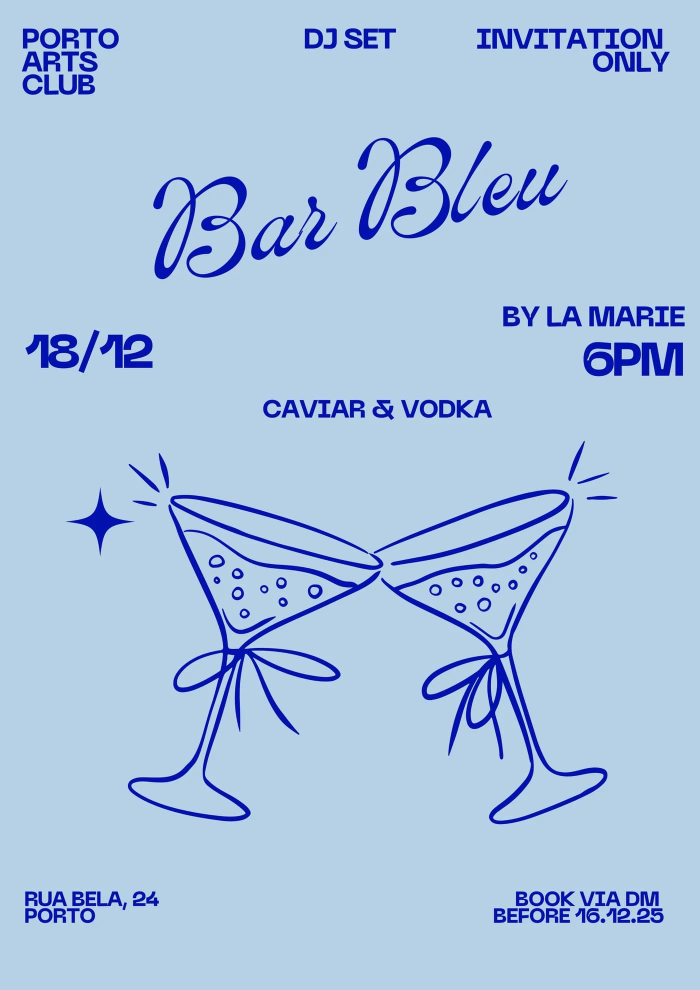 Blue Bar — Noite com La Marie