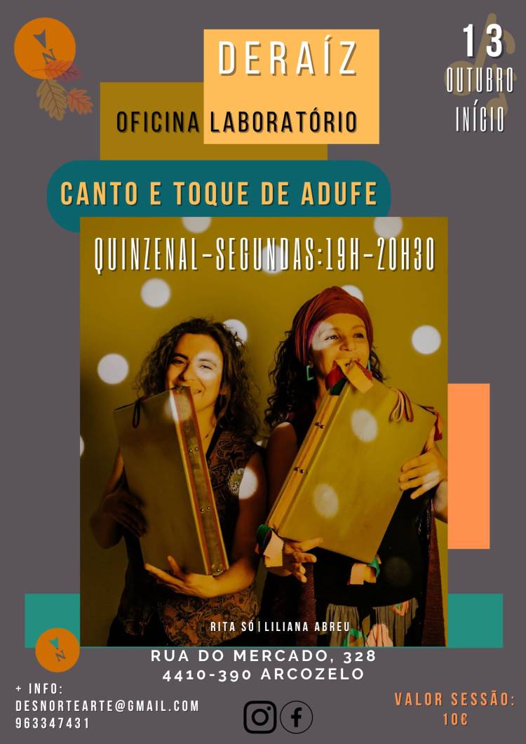 Canto e Toque de Adufe | Oficina Laboratório Quinzenal