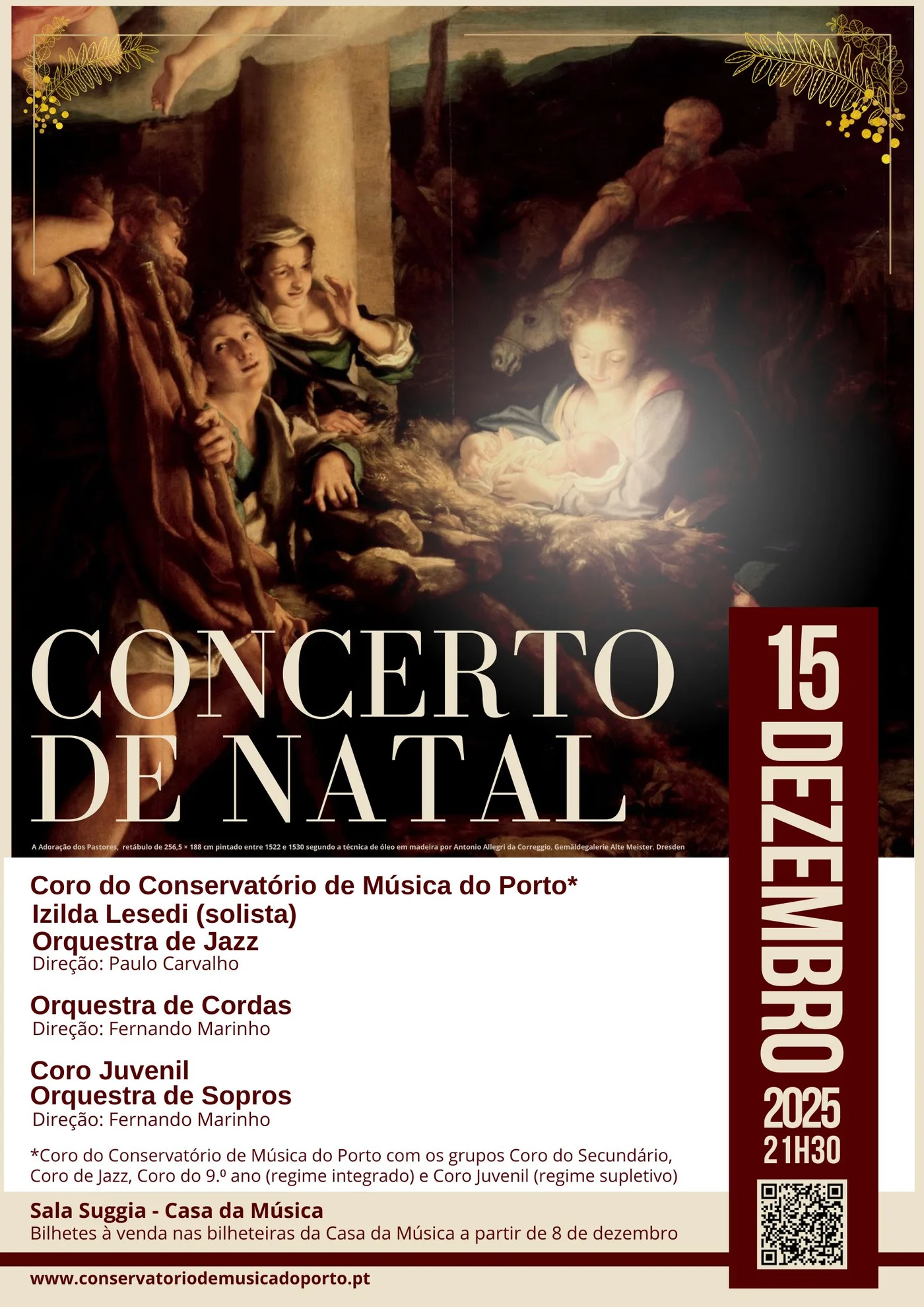 Concerto de Natal 2025 — Conservatório de Música do Porto