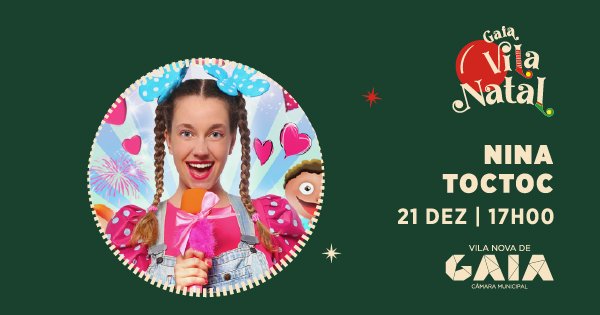 Nina TocToc no Gaia Vila Natal — Um concerto cheio de magia!