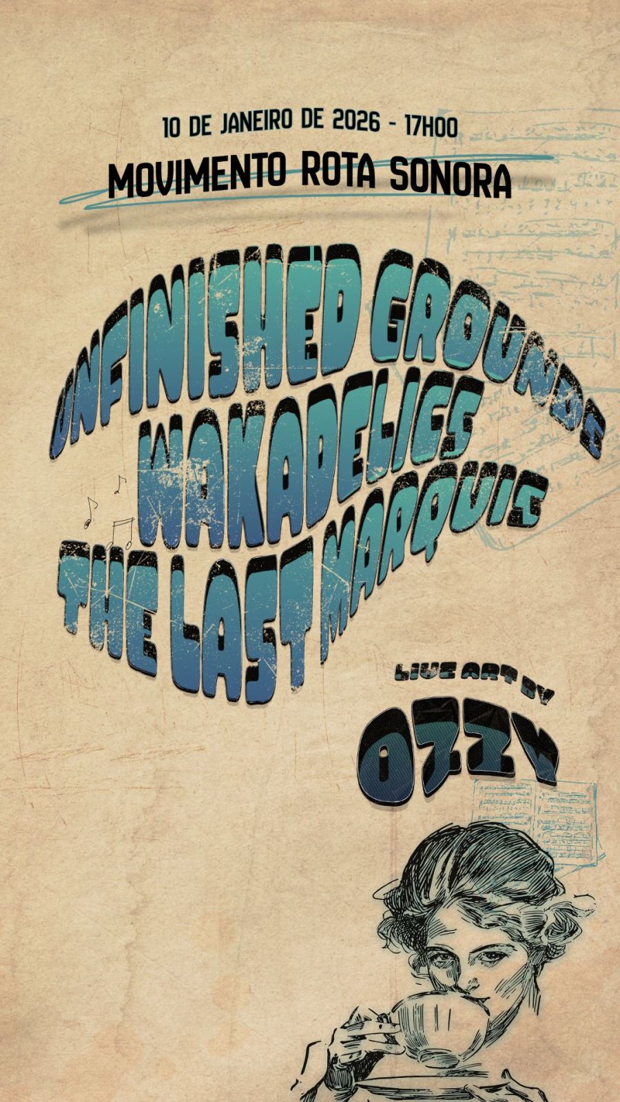 O primeiro palco, o primeiro movimento