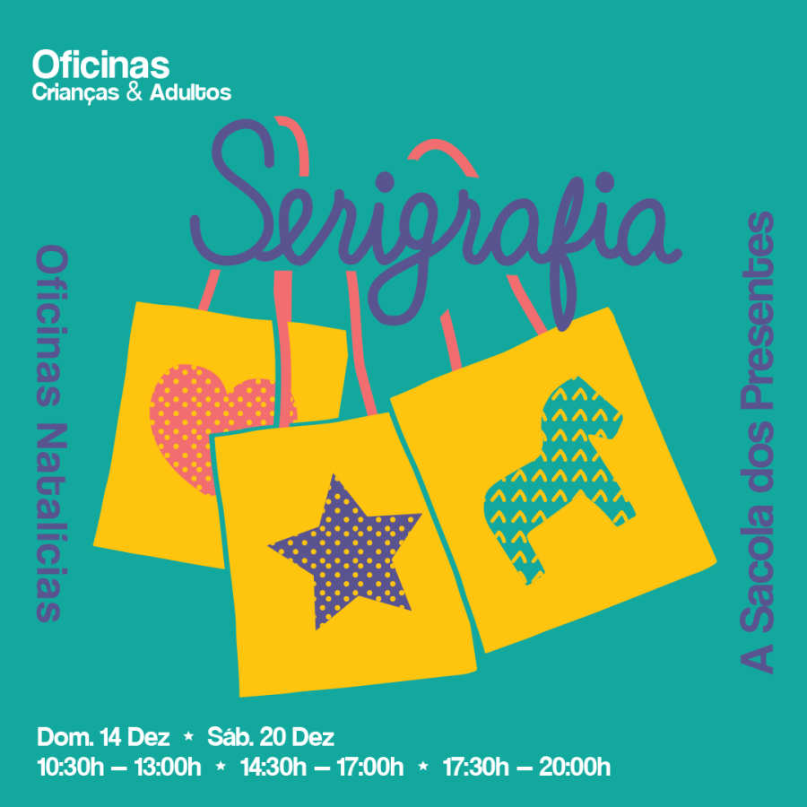 Oficina Natalícia - Serigrafia: A Sacola dos Presentes