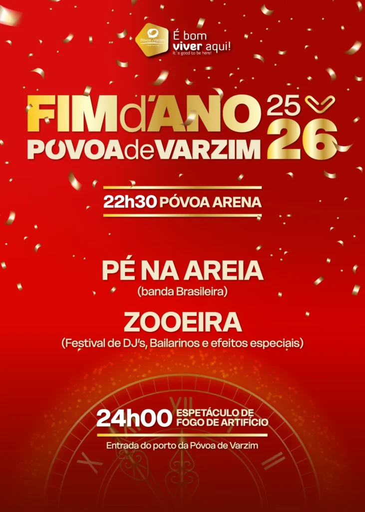 promete animar a noite de 31 de dezembro com uma programação repleta de música