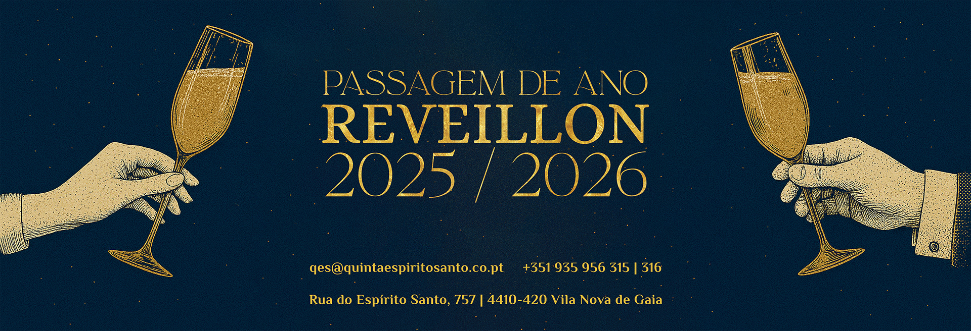 Quinta Espírito Santo celebra Passagem de Ano 2025/2026