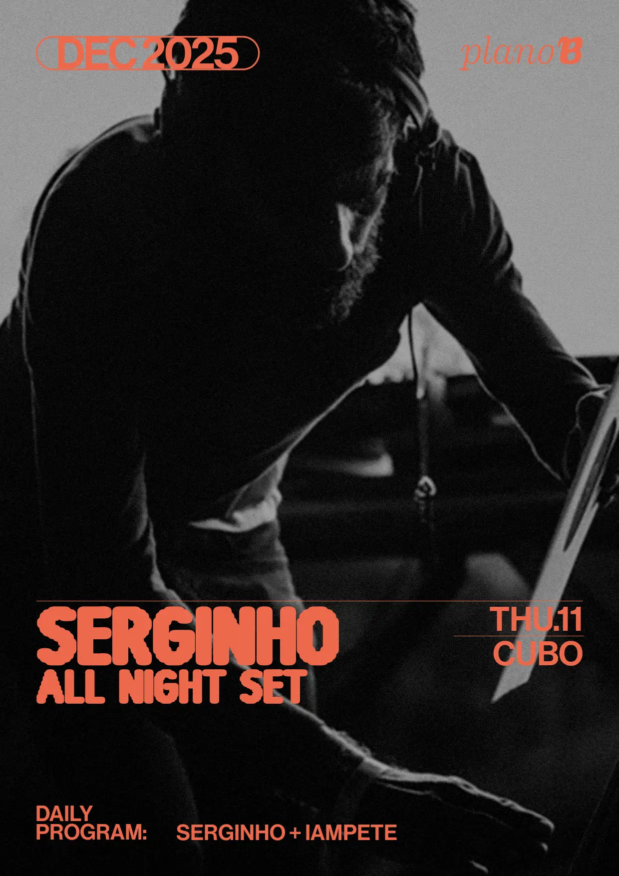 Serginho apresenta All Night Set no Plano B