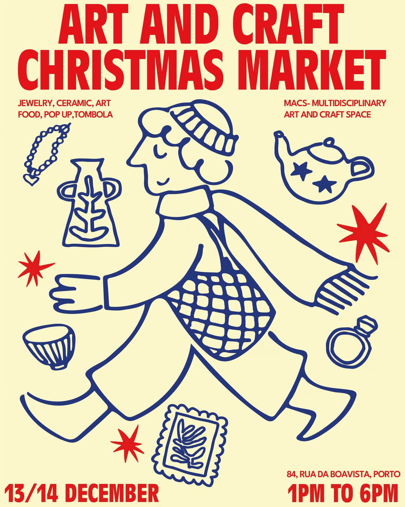 Feira de Natal de Arte e Artesanato no MACS