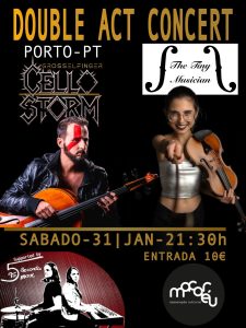 Double Act Concert: Cello Storm & The Tiny Musician