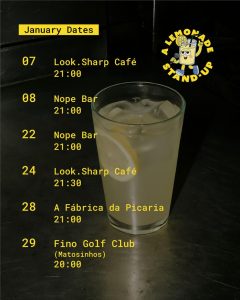 A Lemonade leva stand-up comedy em inglês ao Porto