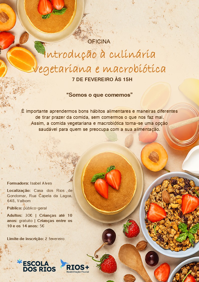 Oficina de introdução à culinária vegetariana e macrobiótica