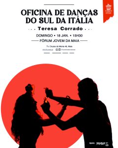 Oficina de danças do sul de Itália com Teresa Corrado