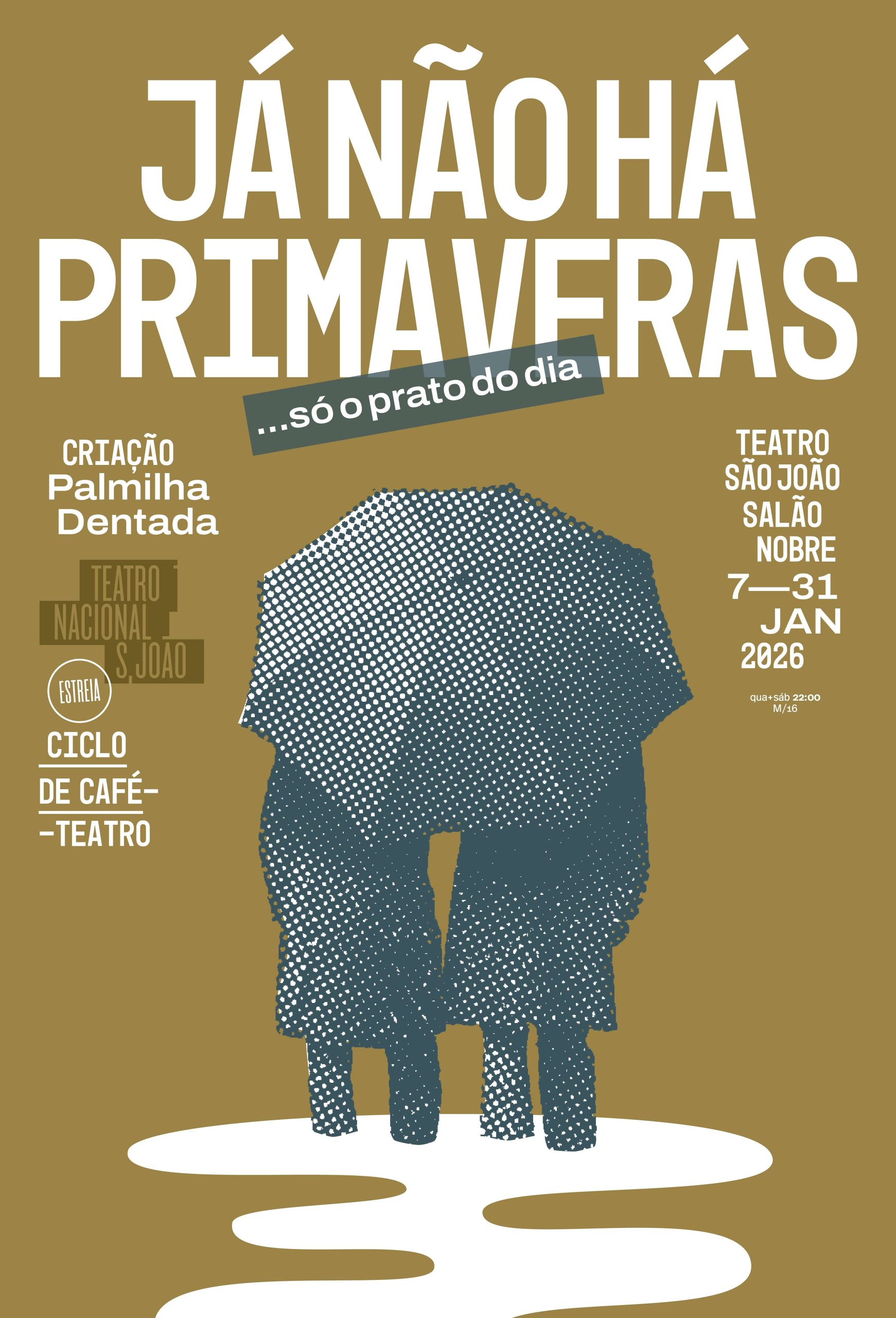“Já Não Há Primaveras” no Teatro Nacional São João com ciclo de café-teatro
