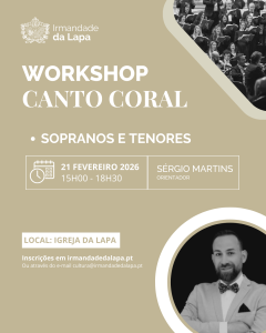 Workshop de Canto Coral – Sopranos e Tenores