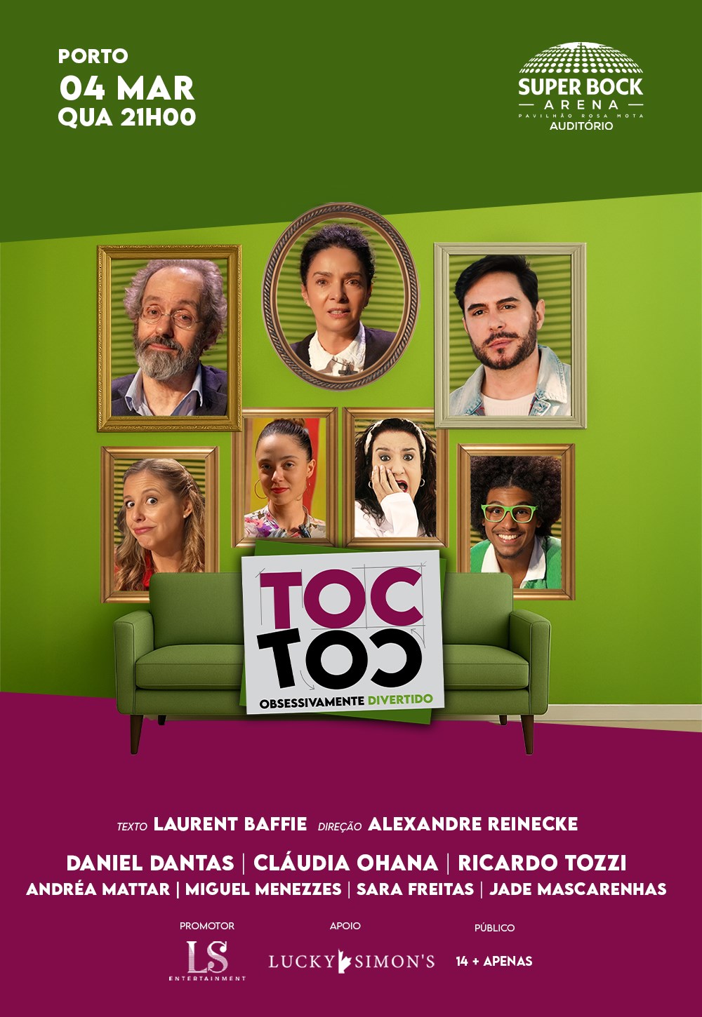 TOC TOC chega ao Porto com muita comédia e confusão