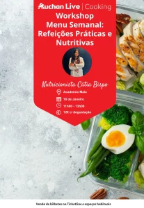 Workshop Menu Semanal: Refeições Práticas e Nutritivas