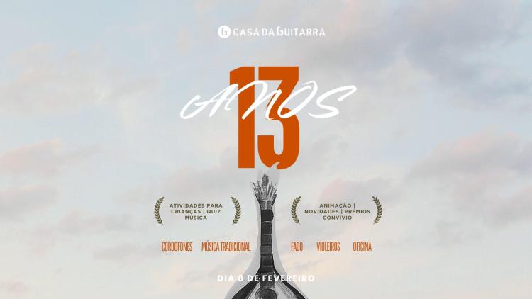Casa da Guitarra celebra 13 anos com dia repleto de música e atividades gratuitas