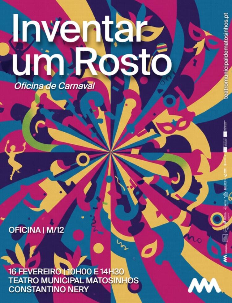 Inventar um Rosto – Oficina de Carnaval em Matosinhos