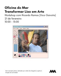 Oficina do Mar: transforme lixo marinho em arte em Matosinhos