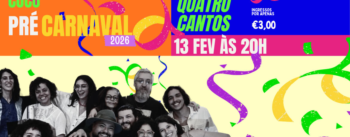 Roda de Coco Pré-Carnaval com Coco dos Quatro Cantos