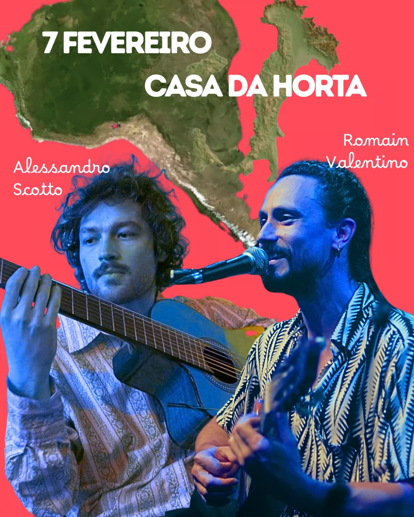 Canções que cruzam oceanos Alessandro Scotto e Romain Valentino